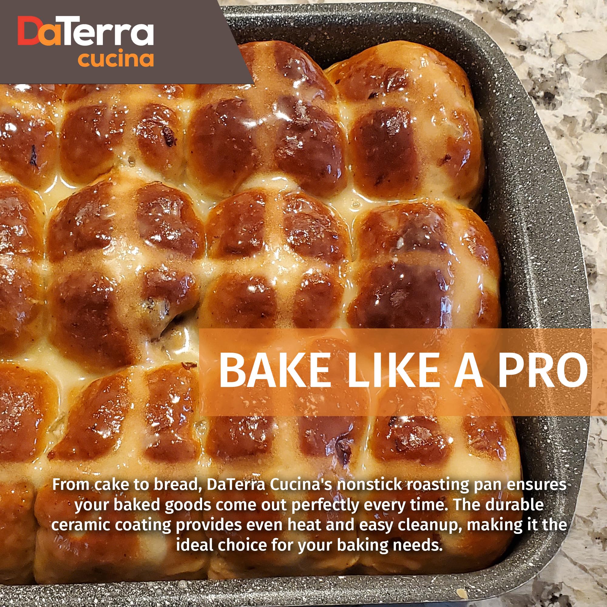 DaTerra Cucina sur la cuisinière et au four pour cuisson polyvalente