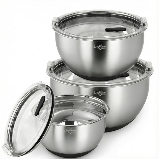 Dayliyum bol inox ensemble face montrant design élégant et durabilité