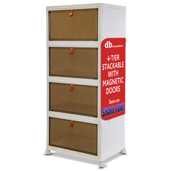 dbest products vue face avant de la boîte avec porte magnétique, accès rapide