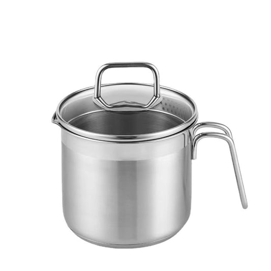 DCIGNA casserole inox vue avant offrant durabilité et design brillant