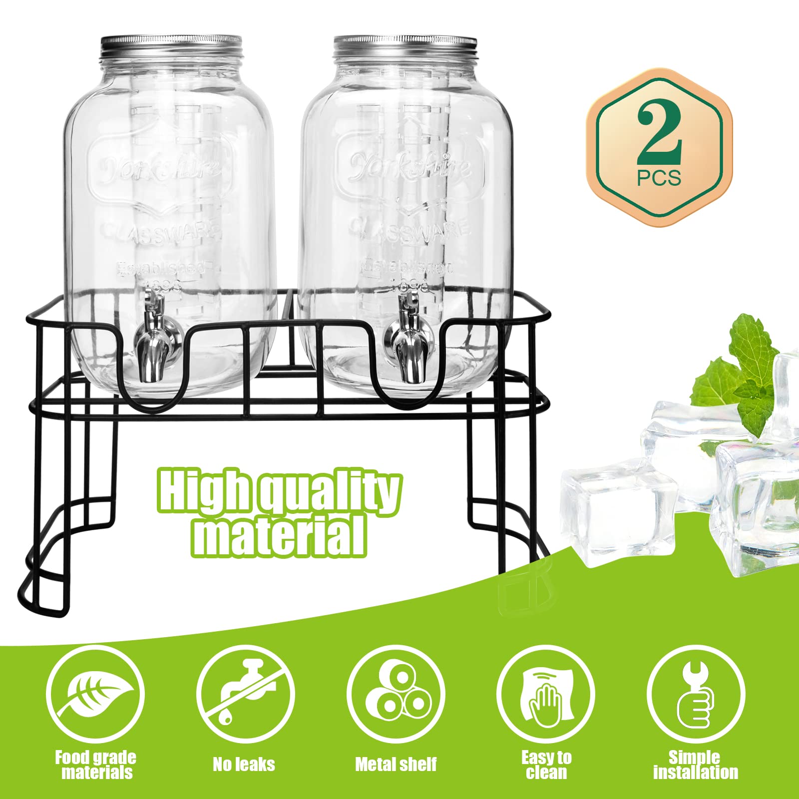 DD&HAPP cylindre à glace amovible pour rafraîchir sans diluer la boisson