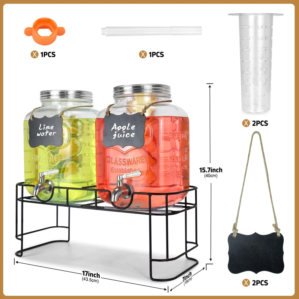 DD&HAPP comparaison taille montre capacité 1,5 gallon et proportion réelle