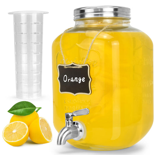 DD&HAPP distributeur en verre face entière, design élégant et service simple