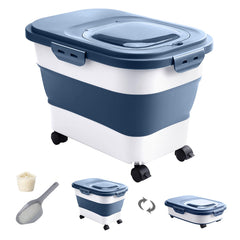 DDMOMMY boîte face ouverte montrant grande capacité et organisation