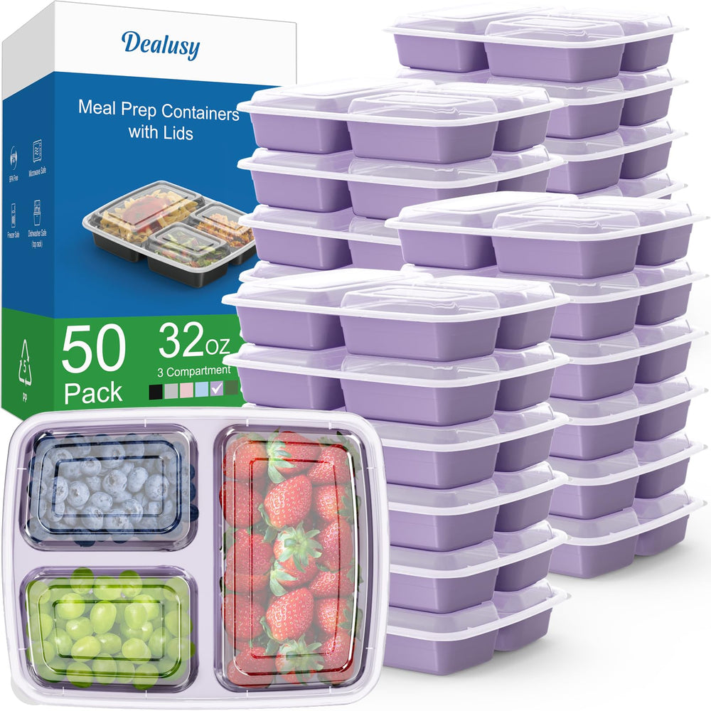 Dealusy boîte repas face avant lilas montrant l’étanchéité et l’espace utile
