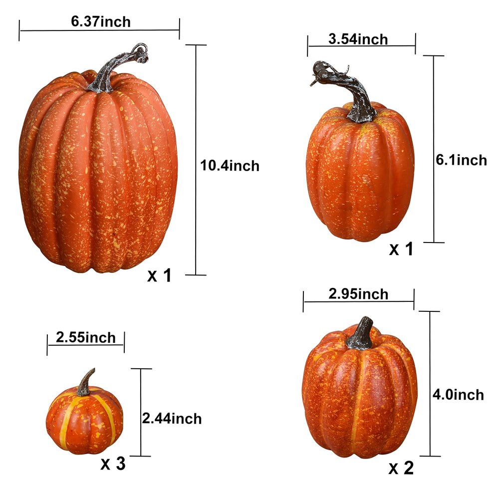 DearHouse citrouilles dans bol et panier pour décoration automnale efficace