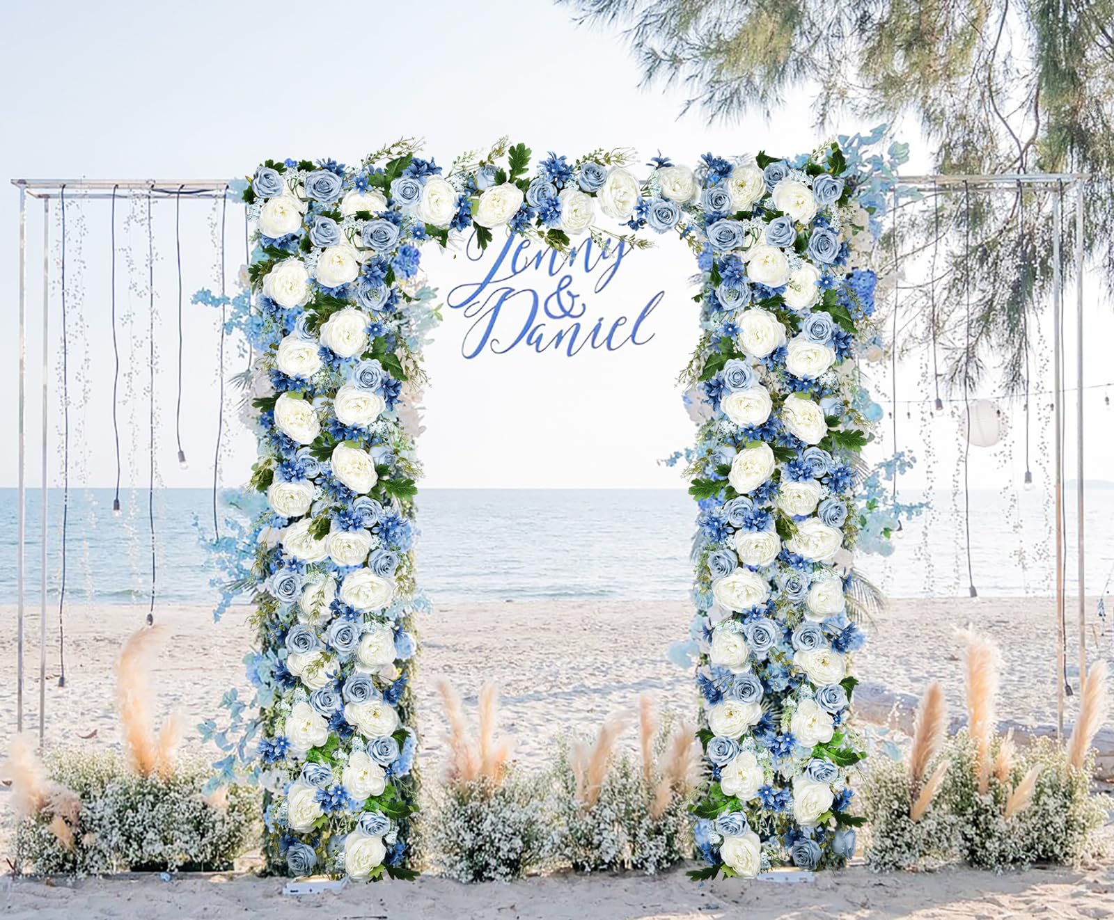 DearHouse guirlande en situation mariage habille arche et crée ambiance romantique