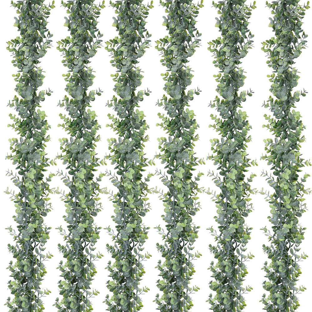 DearHouse guirlande eucalyptus face montrant densité et finition réaliste