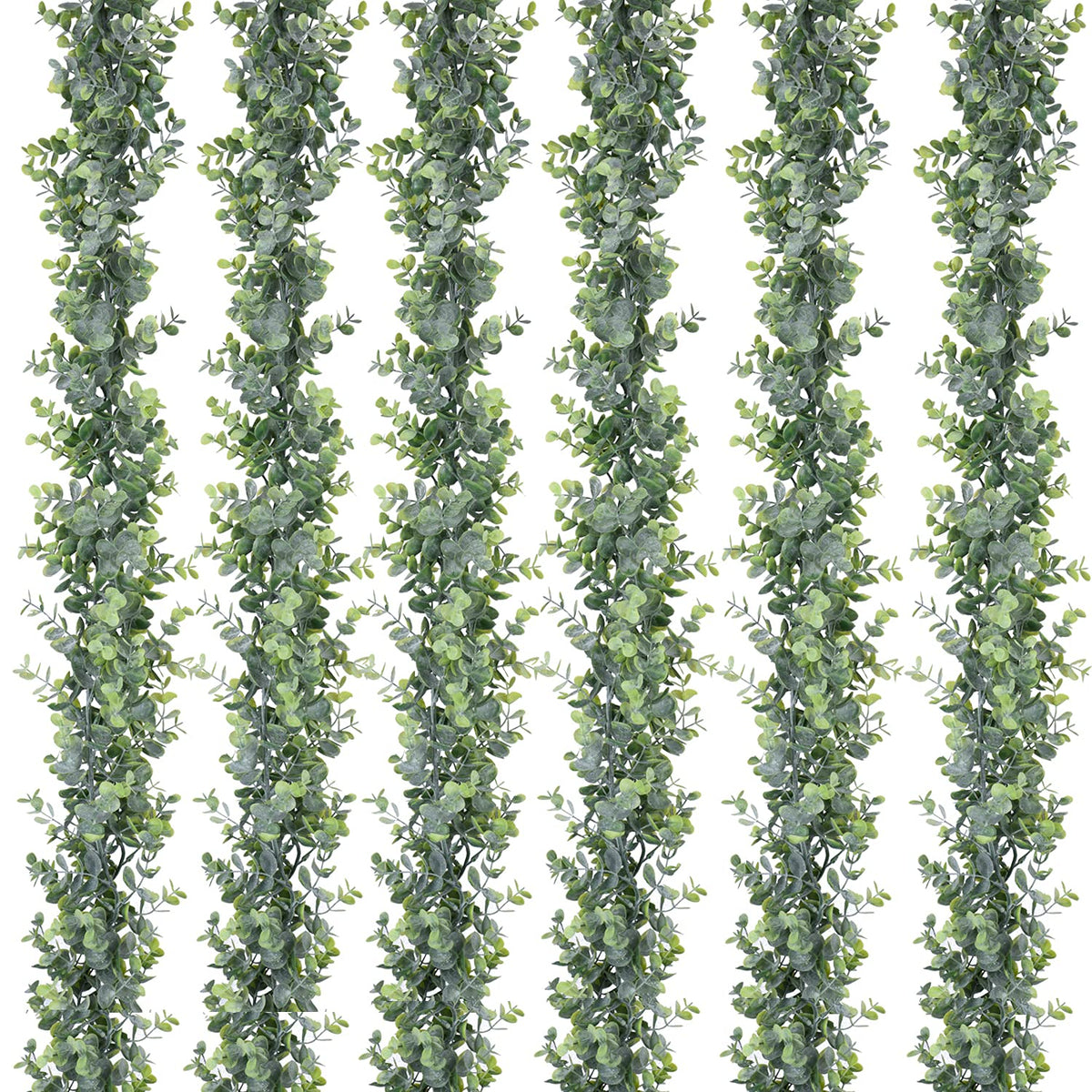 DearHouse guirlande eucalyptus face montrant densité et finition réaliste