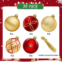 DeckTheHalls gros plan d'une boule pailletée montrant détail et éclat