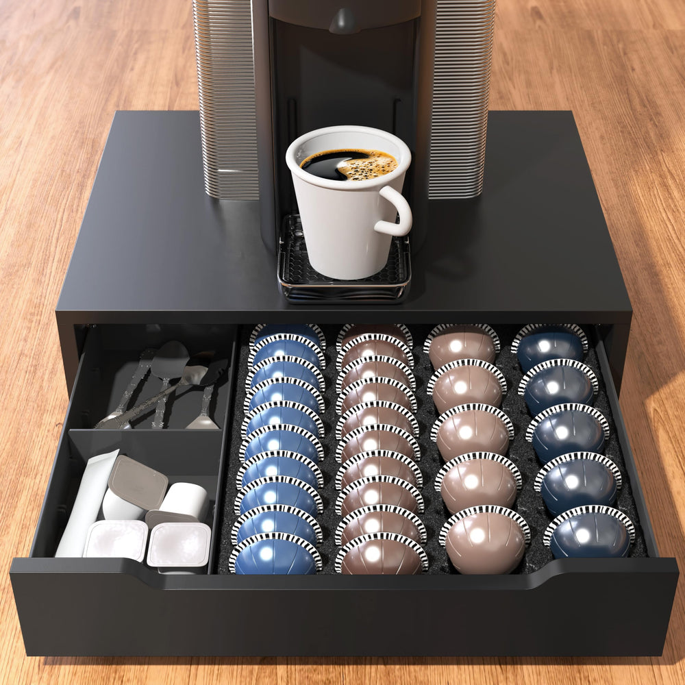 Deco Brothers comparaison taille à côté d'une tasse, gain de place évident