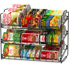 Deco Brothers vue avant du range-canettes noir optimise le rangement