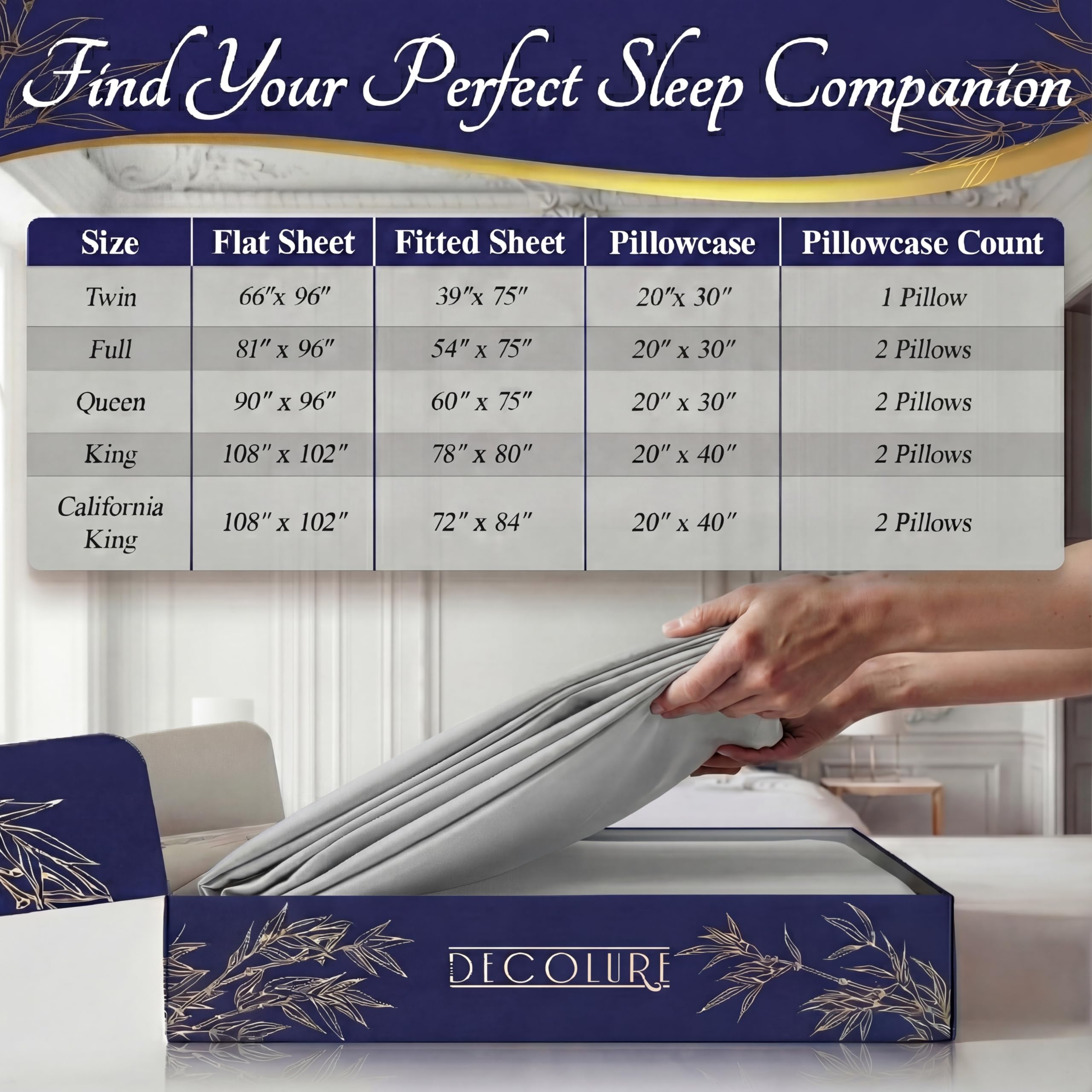 DECOLURE mise en scène chambre luxe suggérant confort quotidien