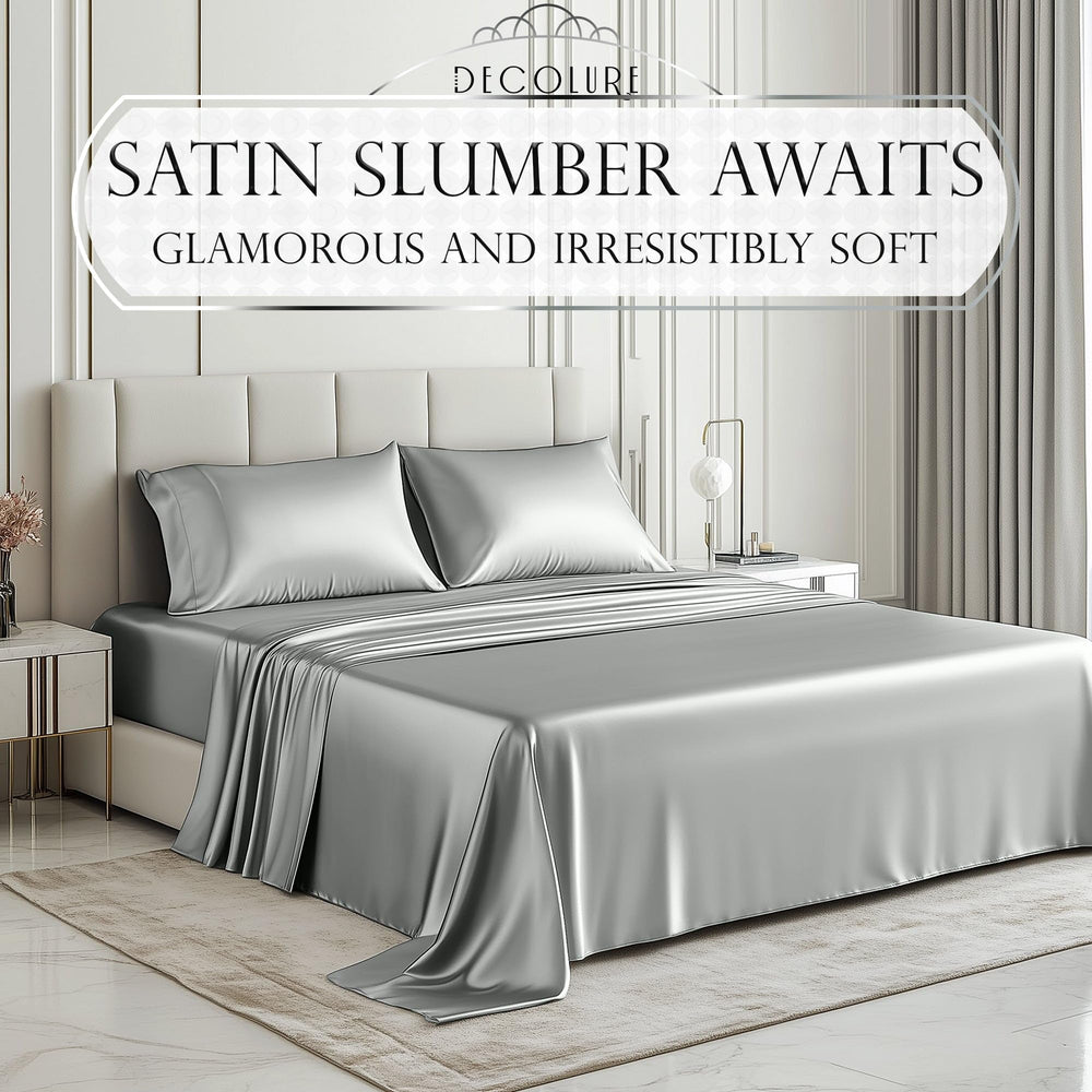 DECOLURE gros plan du satin montrant texture lisse pour moins de frottements