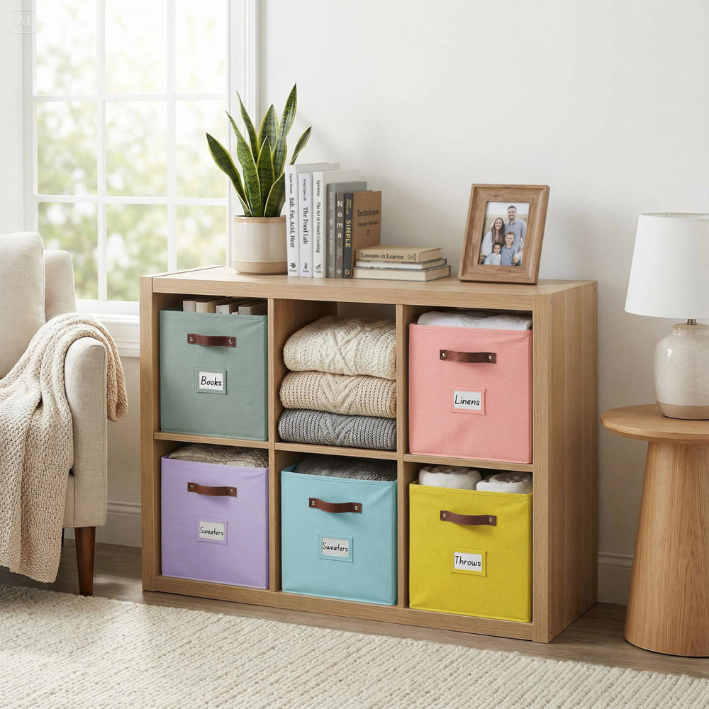 DECOMOMO bac plié à plat pour un rangement compact et gain de place