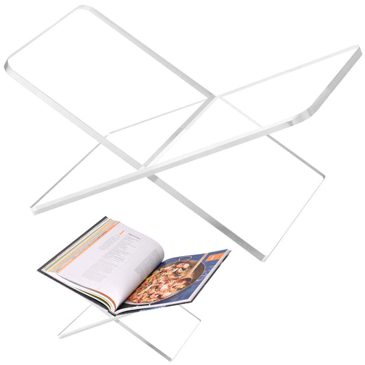 DECORANY support livre face avant montrant stabilité et design élégant