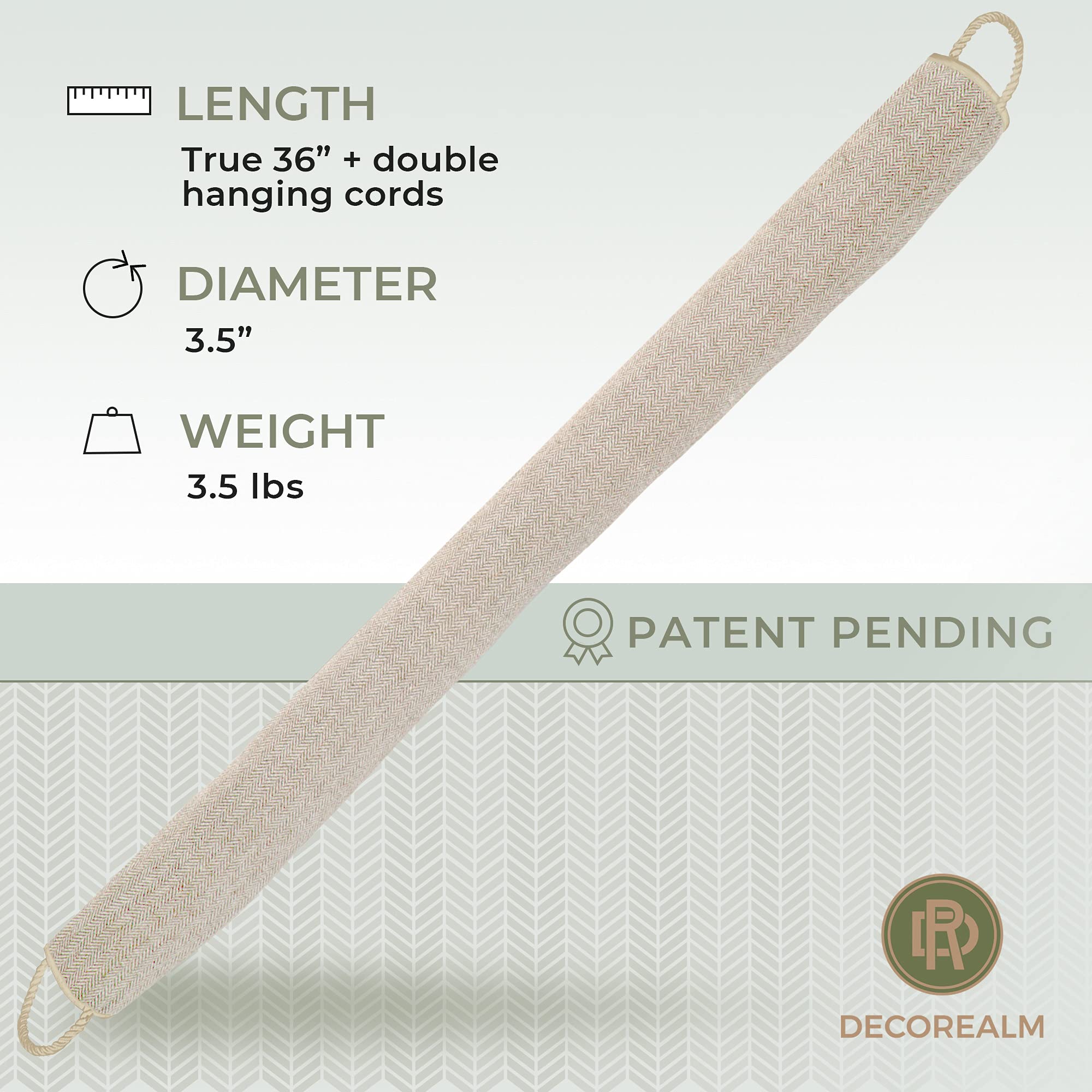 DECOREALM vue coupe montrant remplissage lesté garantissant stabilité