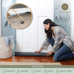 DECOREALM gros plan tissu en laine-polyester pour durabilité et style