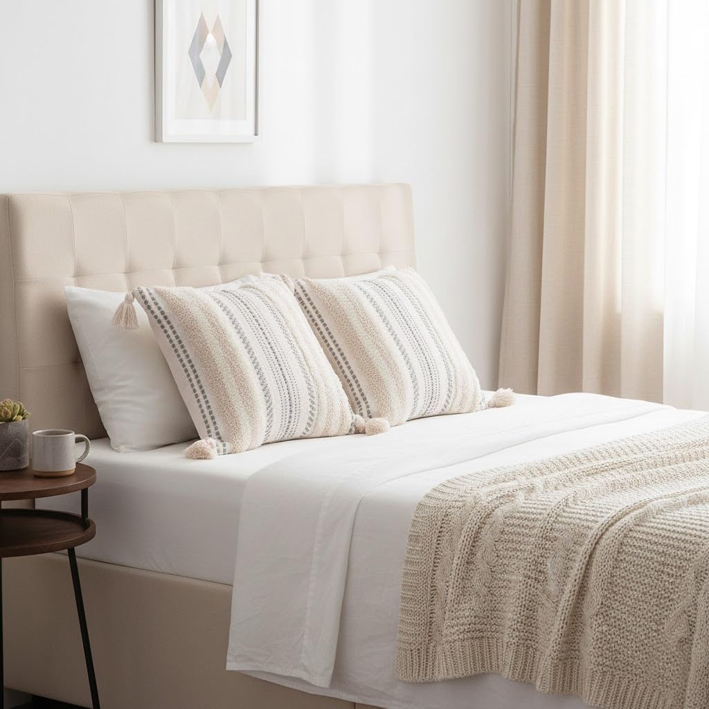 decorUhome comparaison de taille 45x45 cm pour choix de coussin adapté