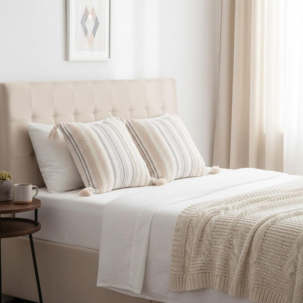 decorUhome comparaison de taille 45x45 cm pour choix de coussin adapté
