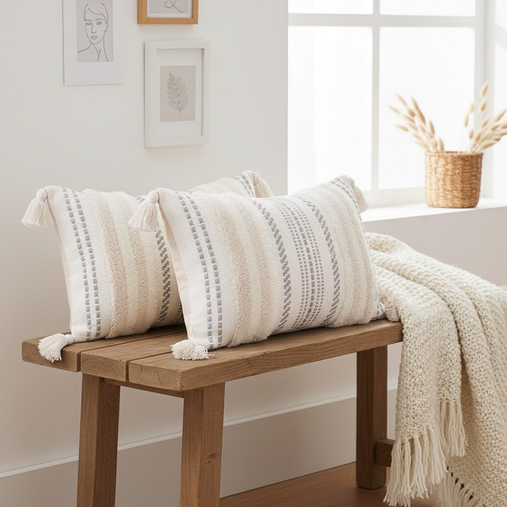 decorUhome dos en coton 100% montrant solidité et confort