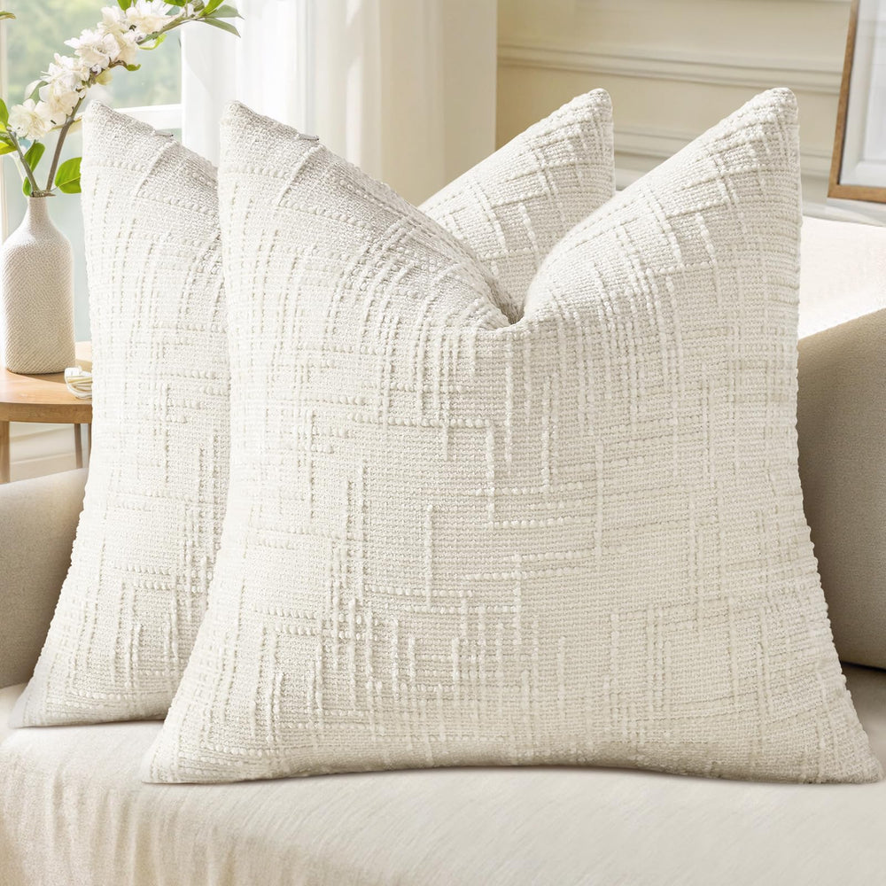 decorUhome housse face avant crème montrant douceur et style
