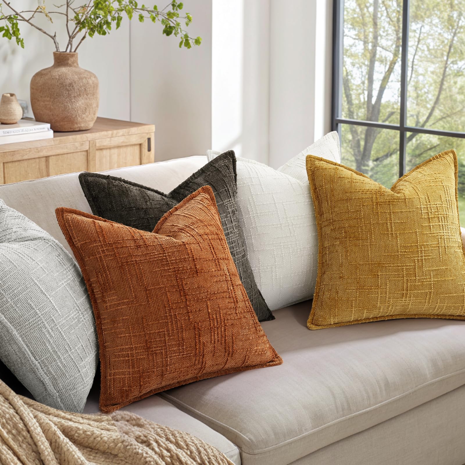 decorUhome verso de la housse texture identique double-face