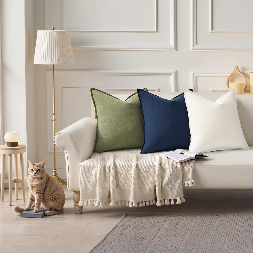 decorUhome lot de deux housses harmonise décor sans inserts