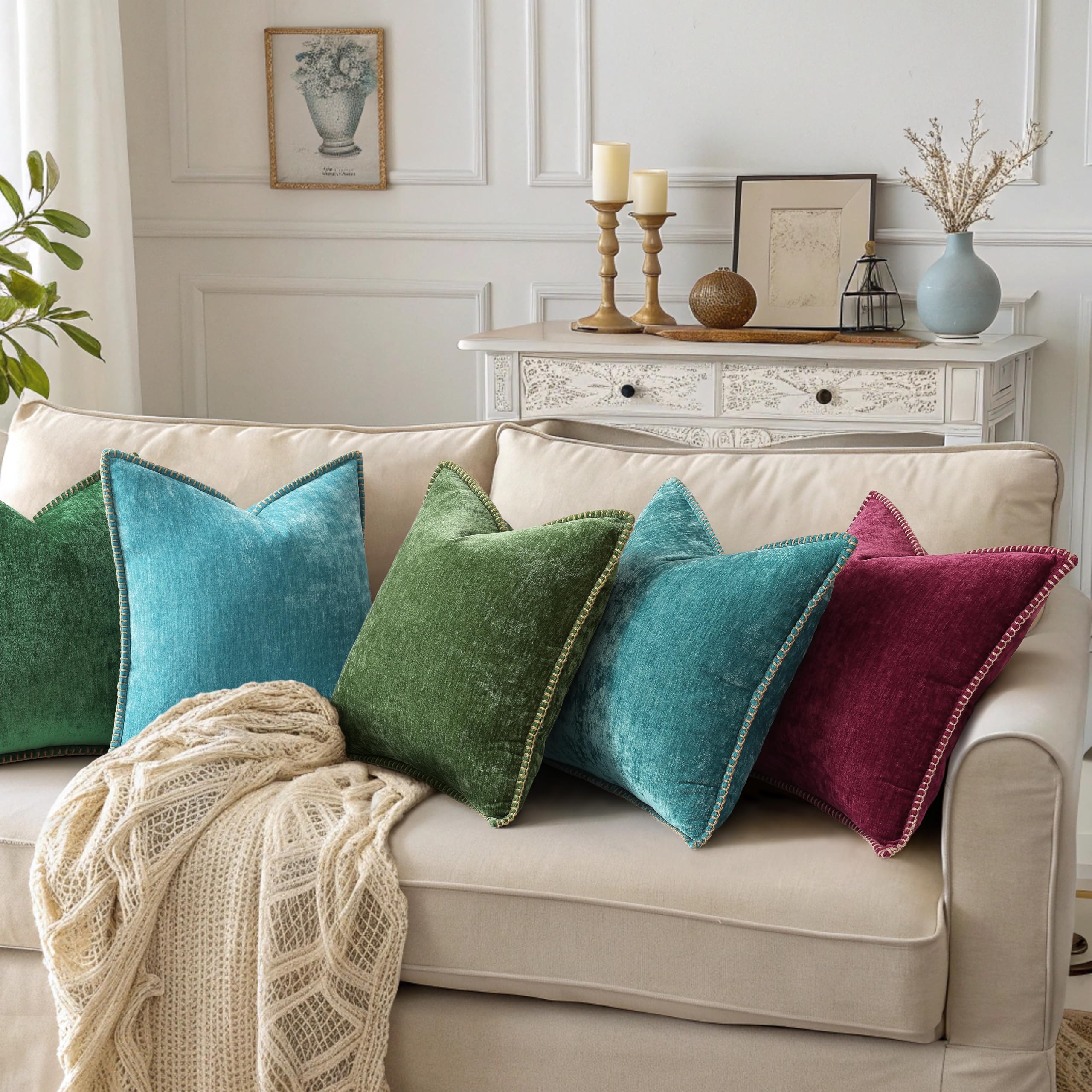 decorUhome housse en ambiance chambre cosy, ajoute confort et couleur