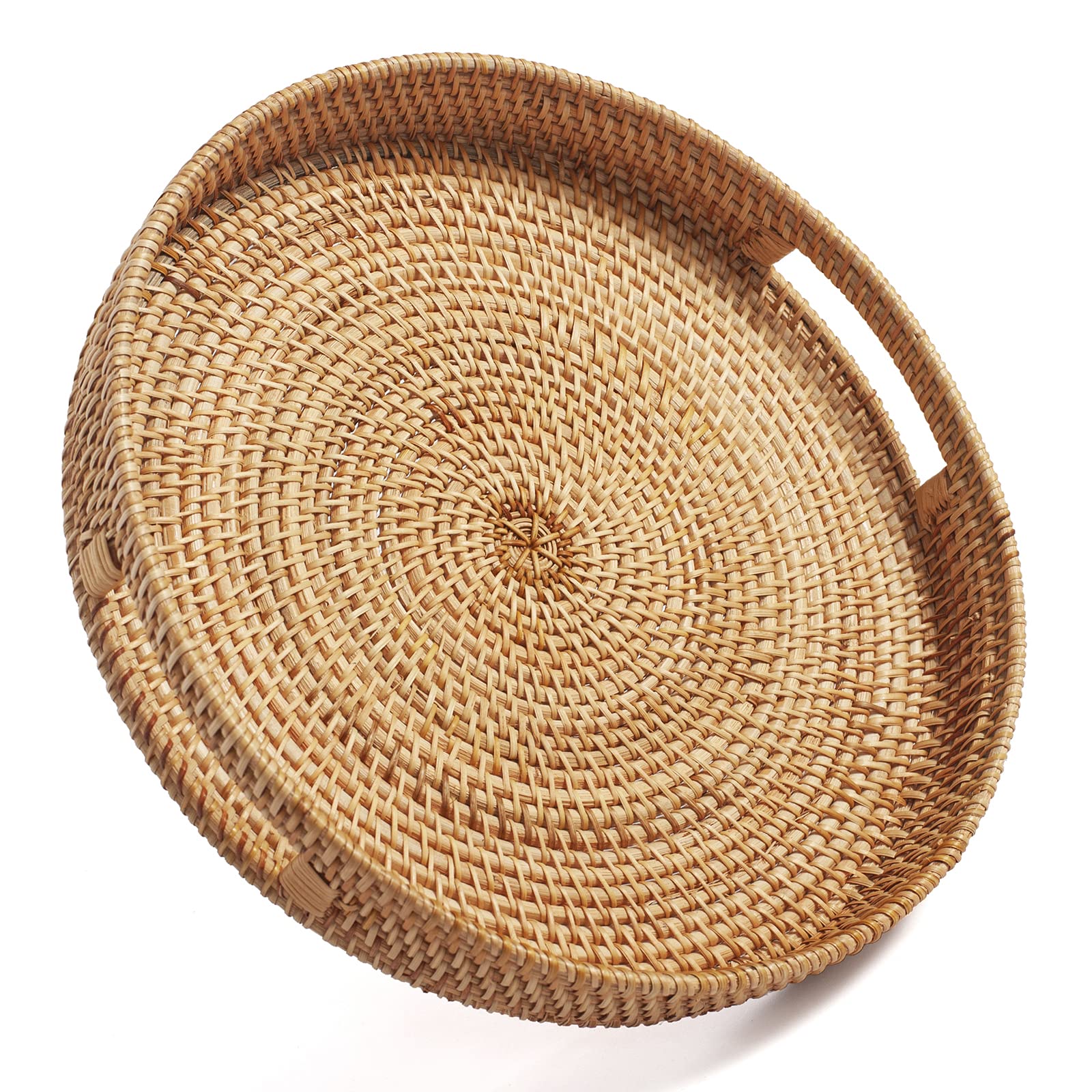 DECRAFTS plateau rond vue face montrant design naturel et polyvalence
