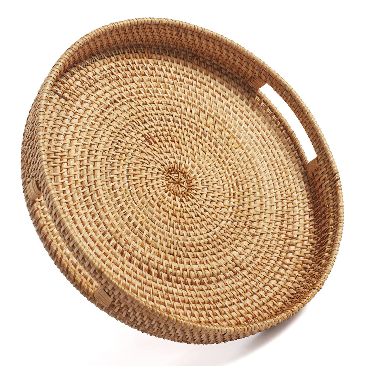 DECRAFTS plateau rond vue face montrant design naturel et polyvalence
