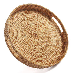 DECRAFTS plateau rond vue face montrant design naturel et polyvalence