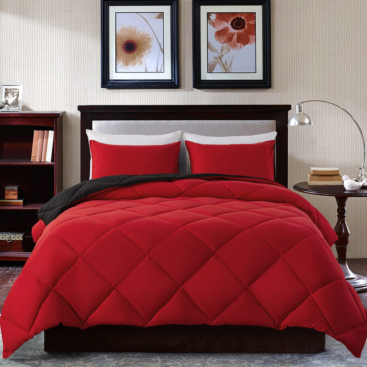 Decroom couette face avant parure queen montrant finition et confort
