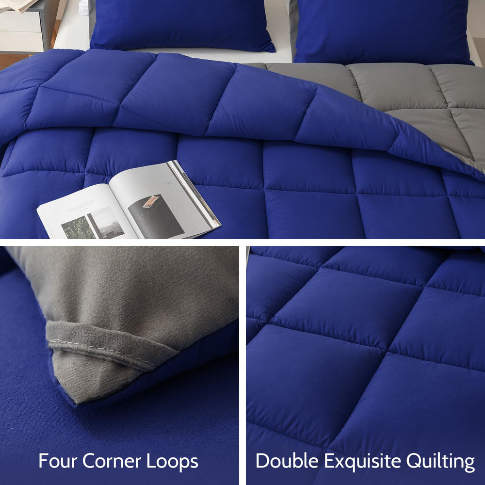 Decroom oreillers avec taies 20x26 incluses offrant un ensemble coordonné