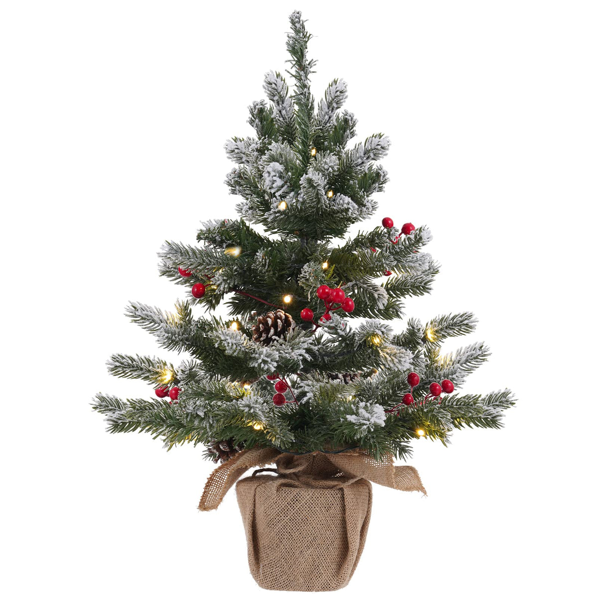 DECSPAS sapin de table face complet apport festif