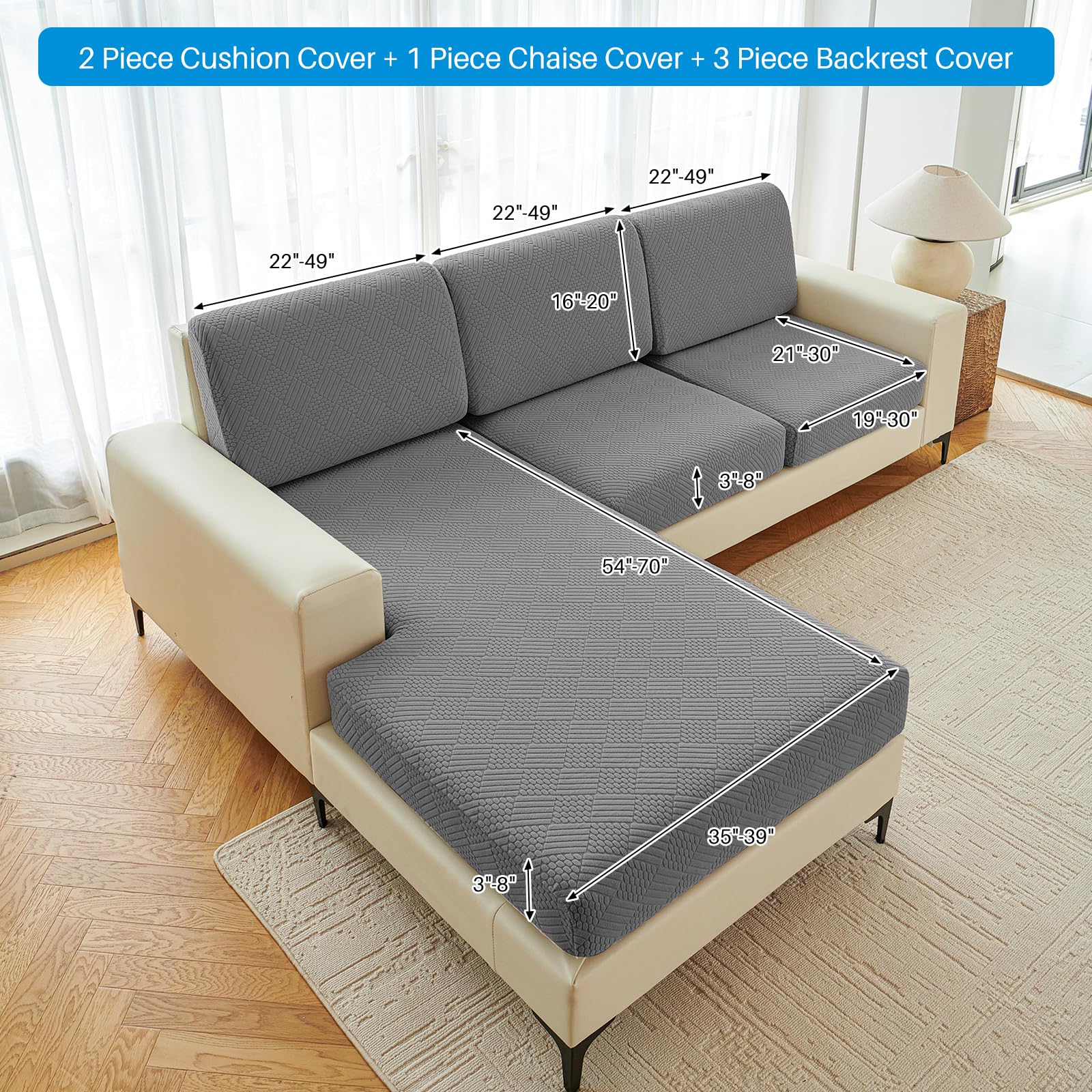 Deep Dream housse sur chaise longue en situation offrant confort et protection