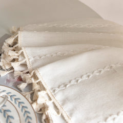 Deeprove ourlet et tassels faits main ajoutant accent décoratif bohème