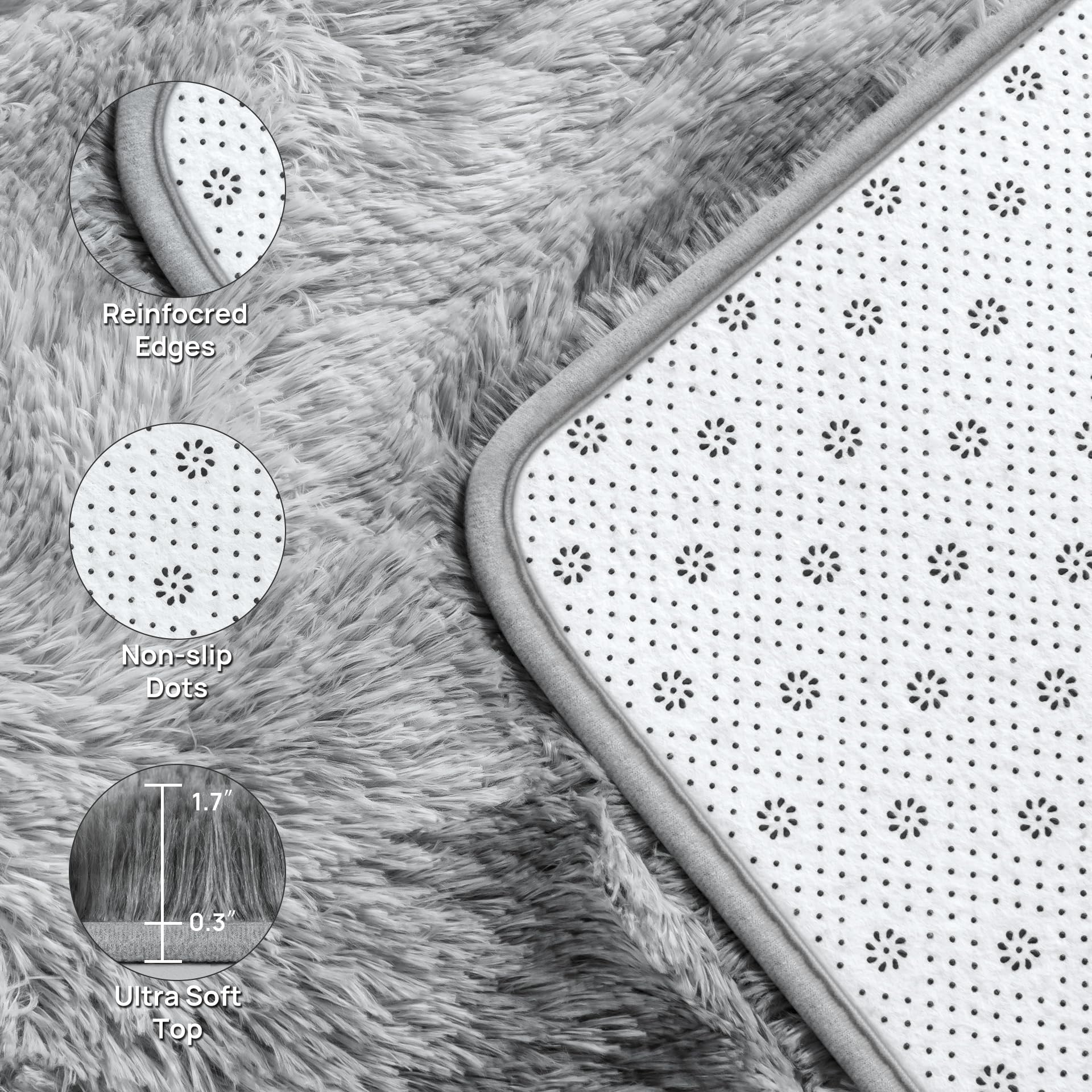 Deerhoo tapis installé dans un salon moderne créant zone chaleureuse