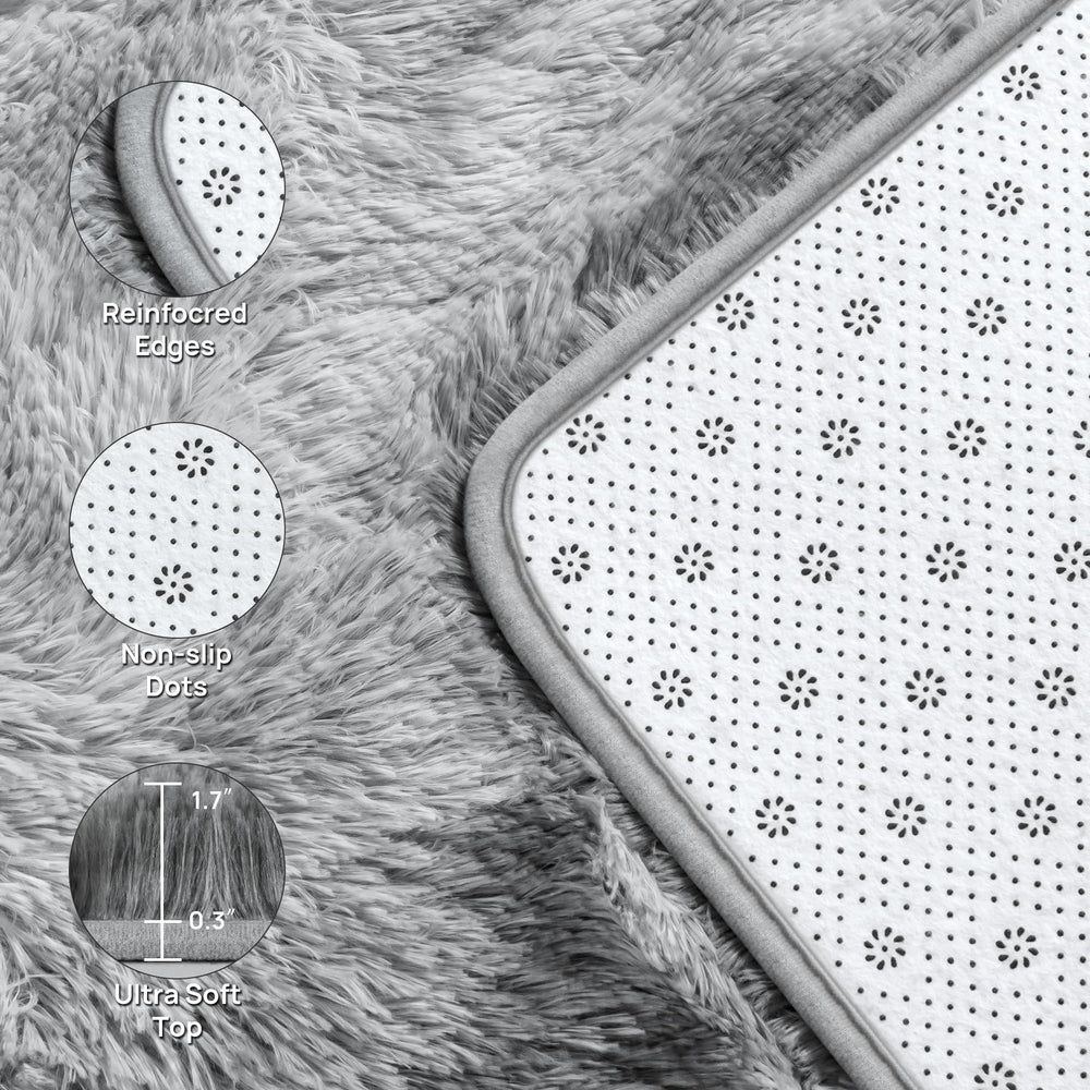 Deerhoo tapis installé dans un salon moderne créant zone chaleureuse