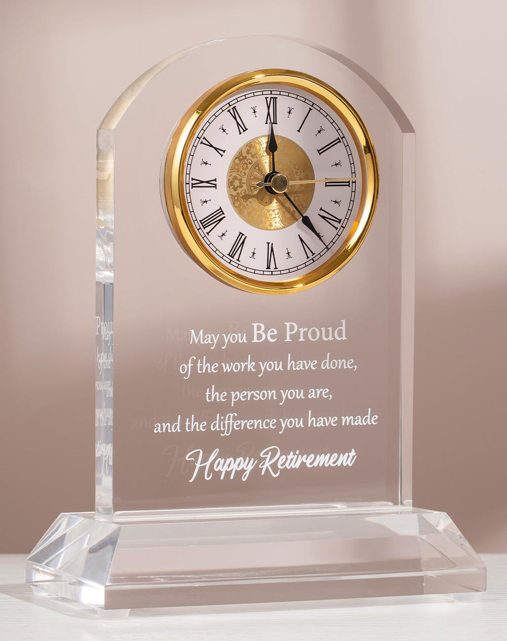 DEEWISH horloge de bureau face élégante, rend hommage et décore