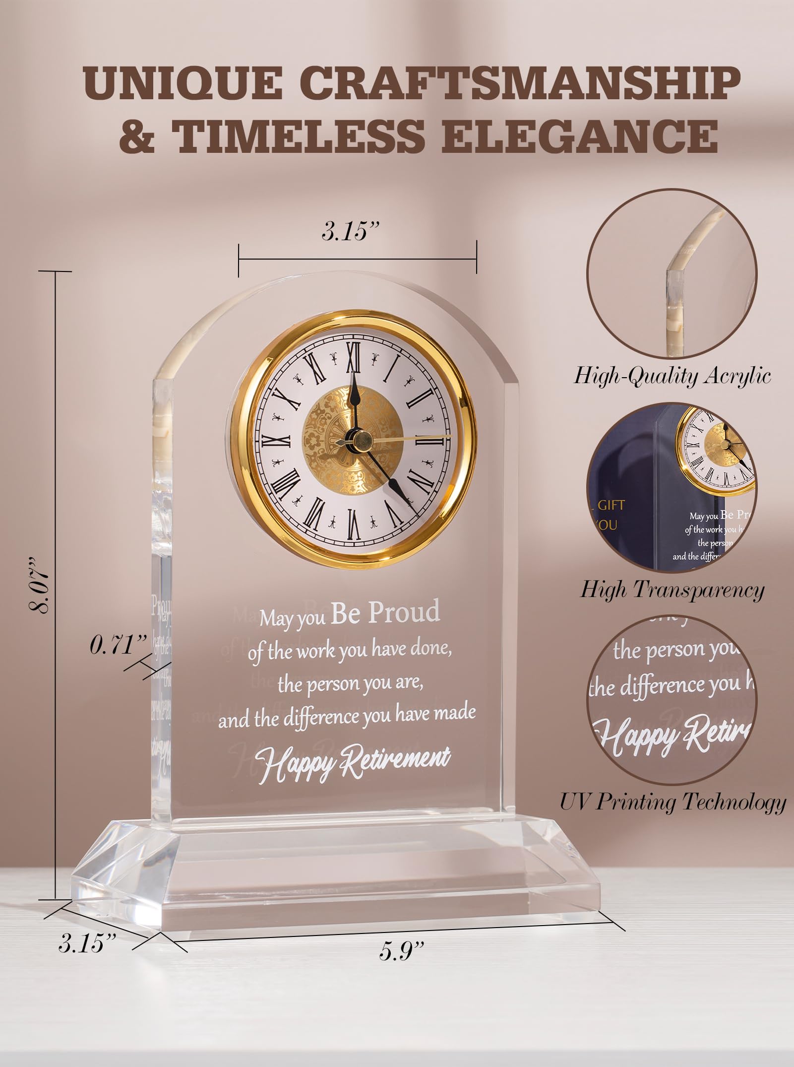 DEEWISH impression UV du message, message durable et net