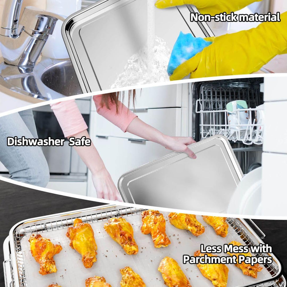 DEGOVIN panier en four avec aliments pour cuisson homogène