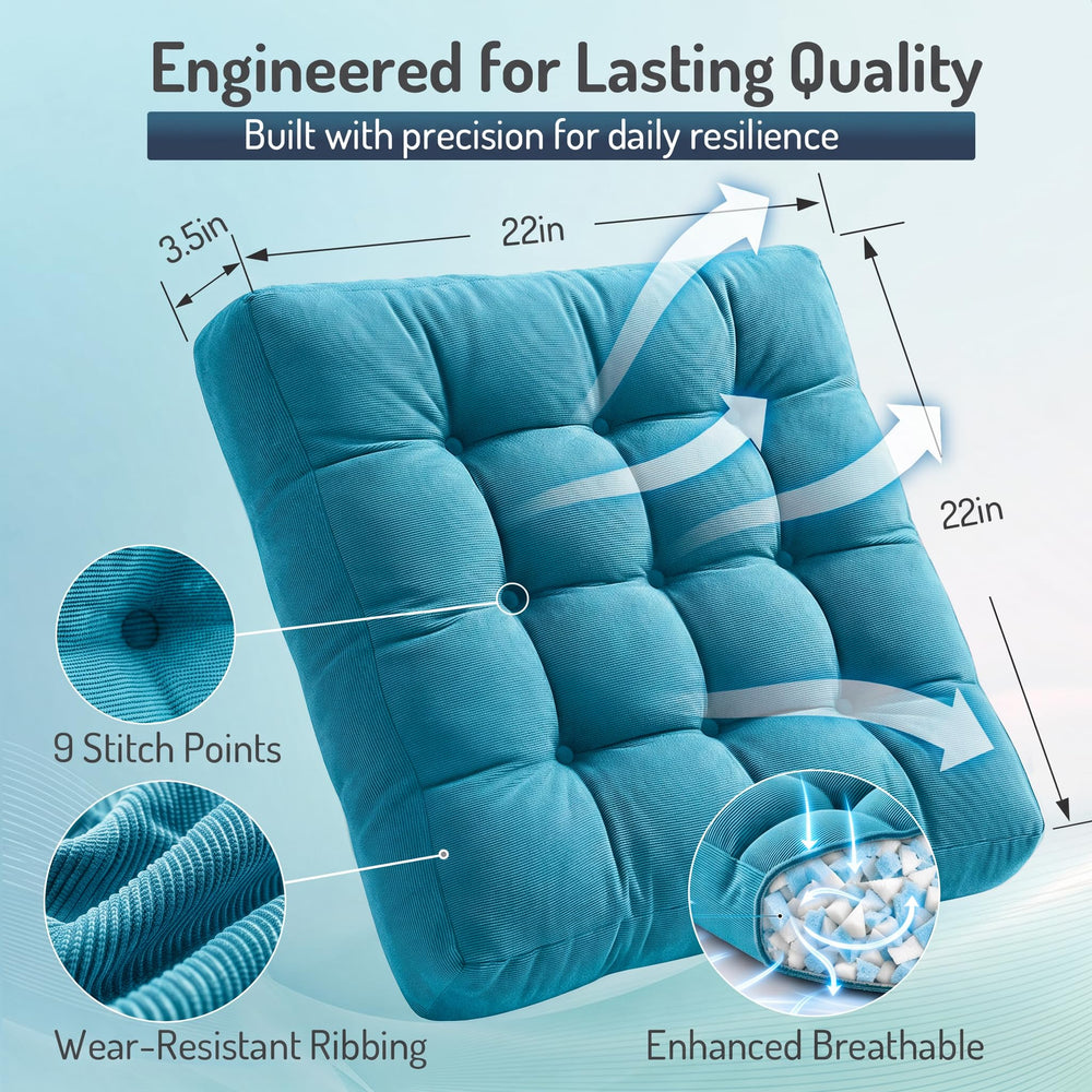 Degrees of Comfort capitonnage neuf points stabilisant le rembourrage