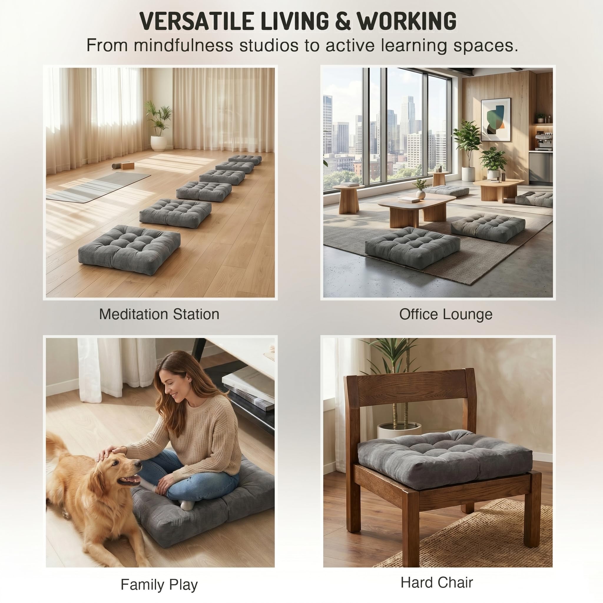 Degrees of Comfort comparaison de taille avec personne pour échelle