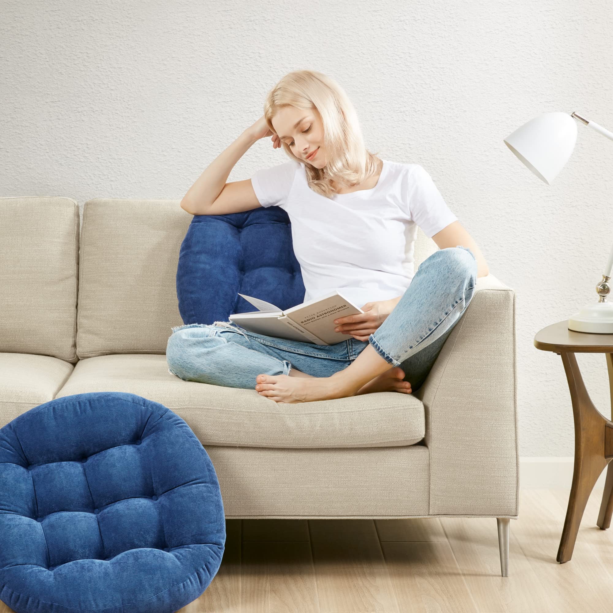 Degrees of Comfort comparaison taille montrant diamètre 22 pouces utile