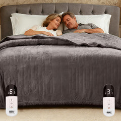 Degrees of Comfort vue avant de la couverture King Size montrant l'ajustement