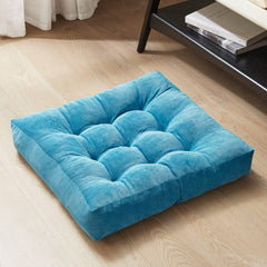 Degrees of Comfort vue avant coussin turquoise pour assise confortable