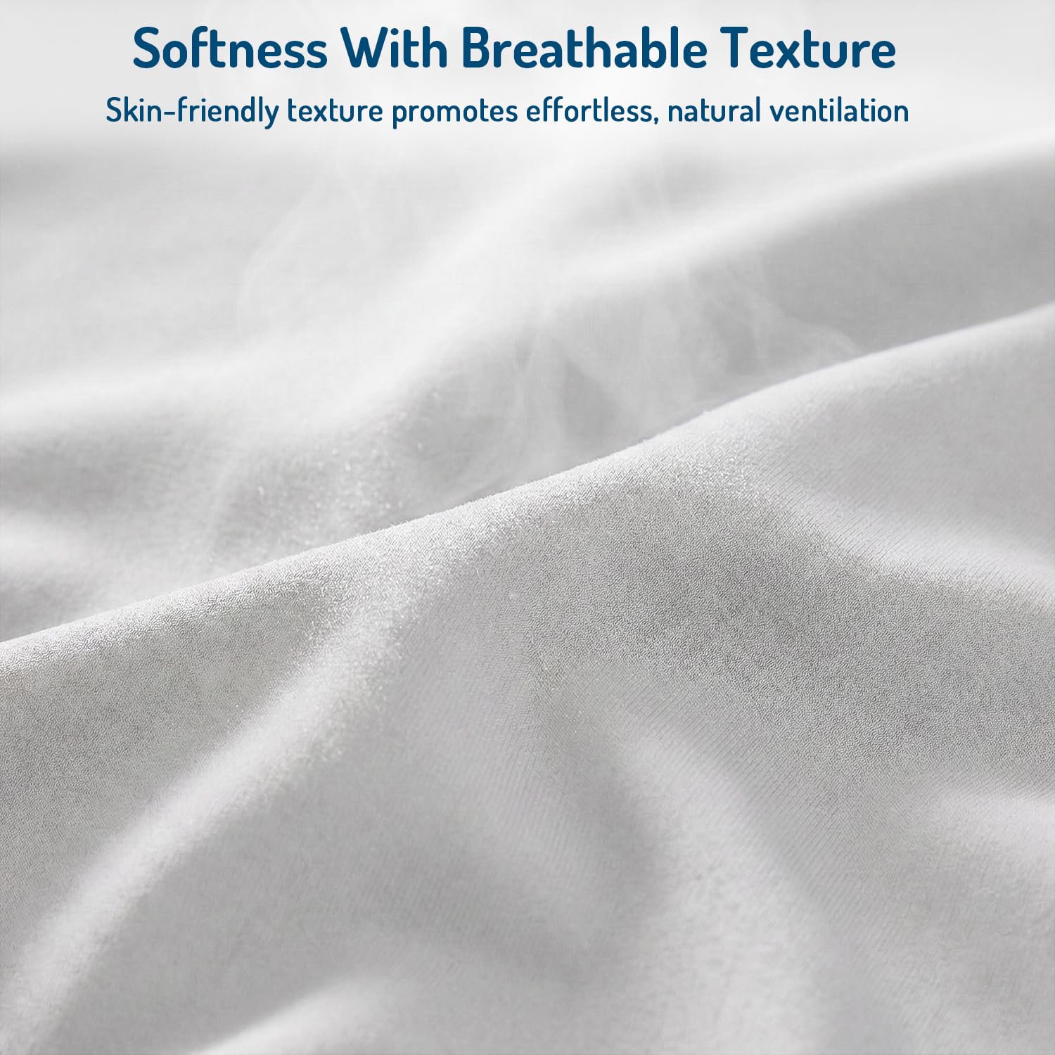 DEGREES OF COMFORT deux taies arrondies, confort et douceur visibles