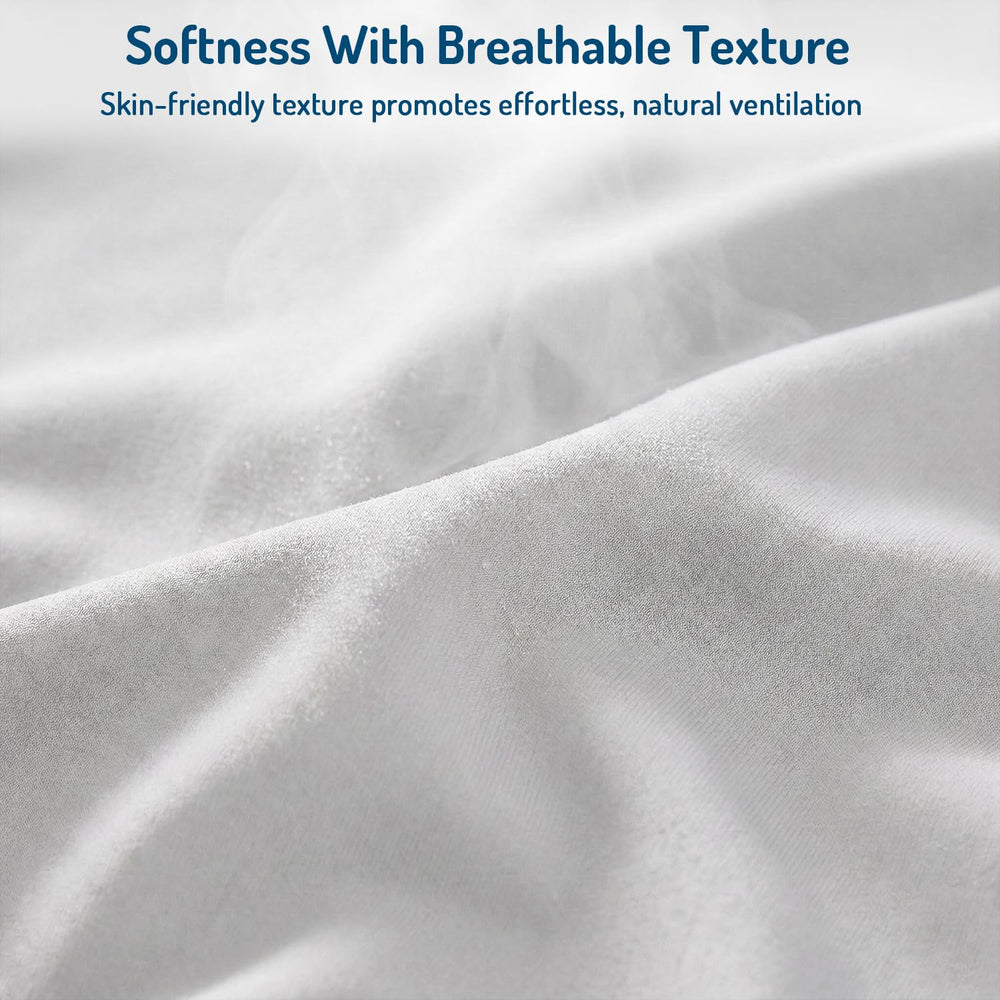 DEGREES OF COMFORT deux taies arrondies, confort et douceur visibles