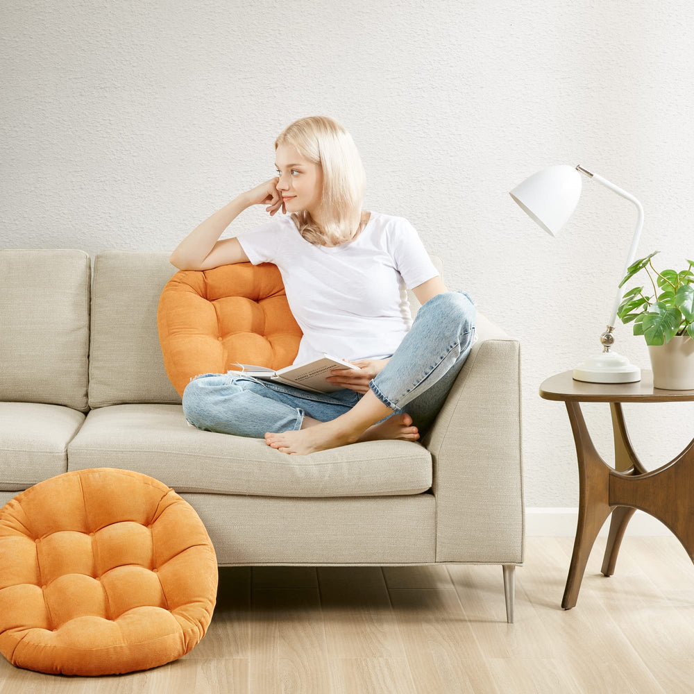 Degrees of Comfort coussin en usage méditation jambes croisées, assise stable